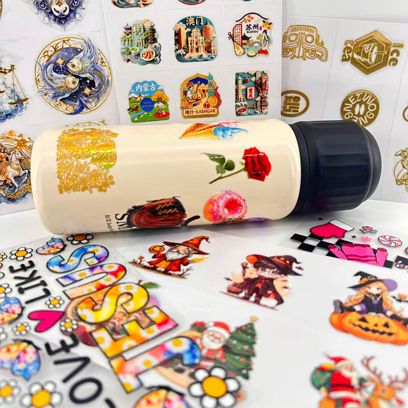 UV Crystal Label — Premium 3D Transfer Label · Uusi standardi brändin sisustamisessa