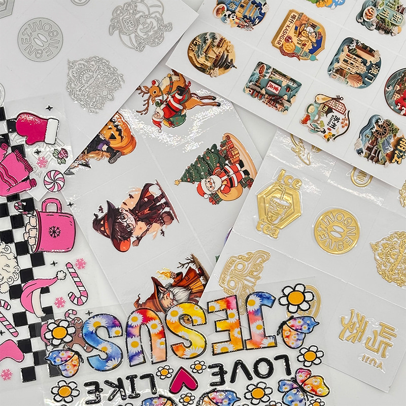 UV Crystal Label — Premium 3D Transfer Label · Uusi standardi brändin sisustamisessa